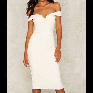 1️⃣✅Macy off the shoulder dress